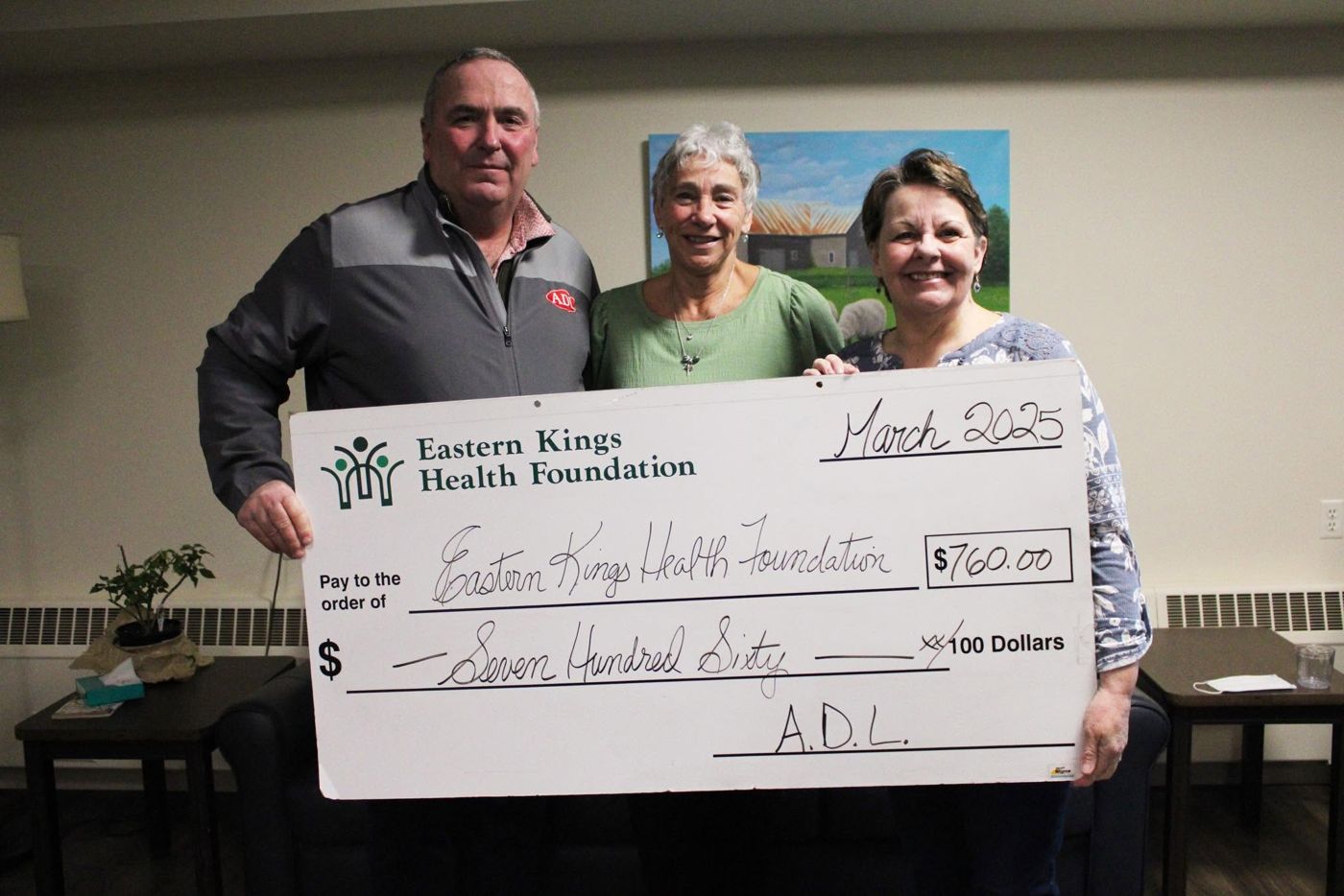 ADL donation to the Eastern Kings Health Foundation