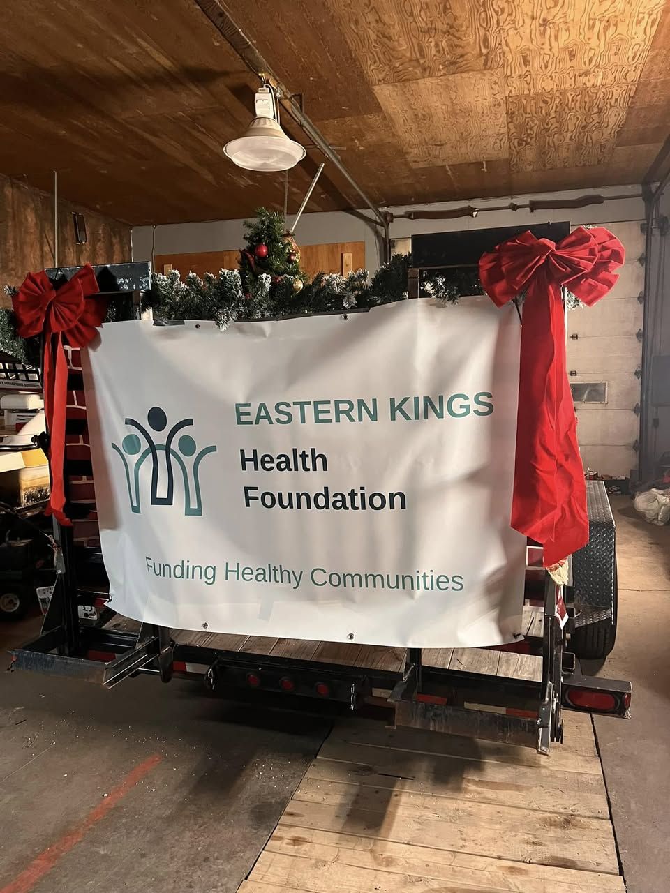 The Foundation’s Humpty Dumpty float in the Souris Christmas parade